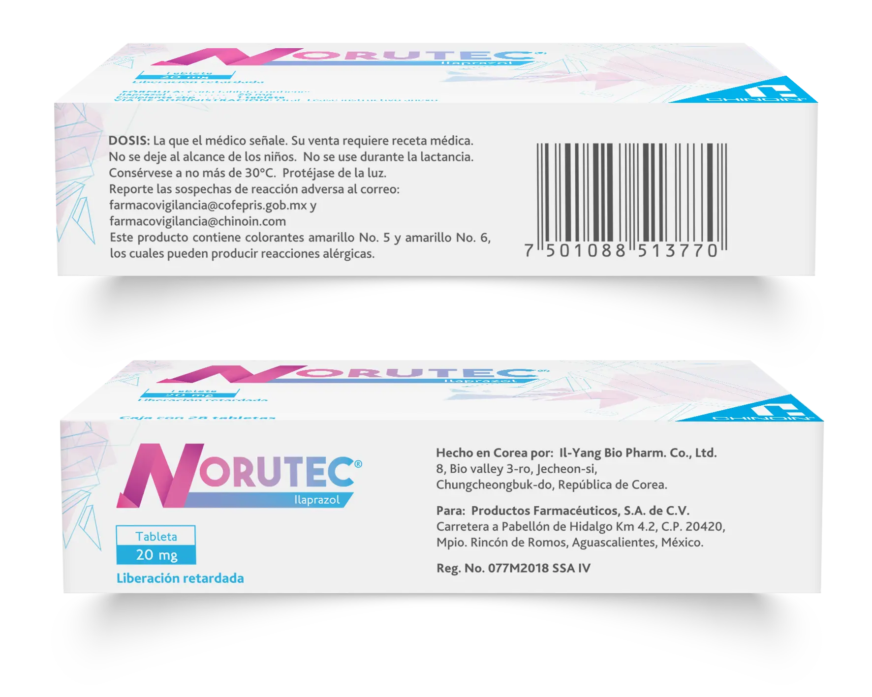 Norutec 20 Mg Con 28 Tabletas